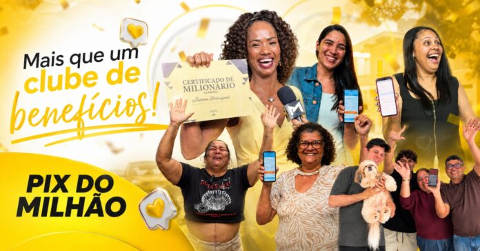 A missão do Pix do Milhão, o maior clube de benefícios do país, é transformar vidas.