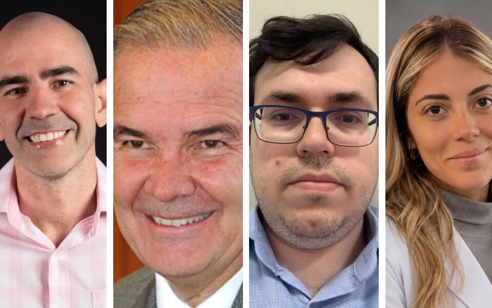 Médicos Marco Orsini, Acary Bulle Oliveira, Wladimir Bocca e a pesquisadora Eduarda Iennaco