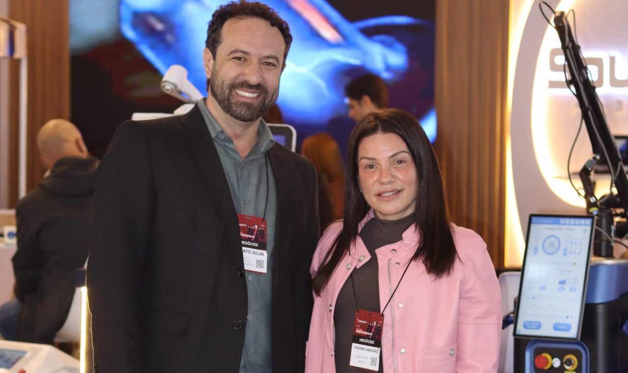 Renato Silva, da Tessora, desenvolve a Eathern Longevité, marca de skincare de Viviane Aragão que tem presença na Beauty Fair.