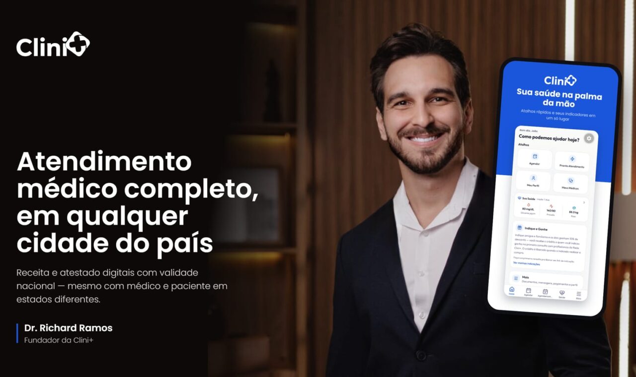 Receita e atestado digitais levam atendimento médico completo a qualquer cidade do país, mesmo com médico e paciente em estados diferentes.