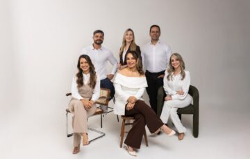 Fernanda Alcântara, Tiago Matheus, Ricardo Alcântara, Carla Alcântara, Ariane Soares e Mariana Lavagnini